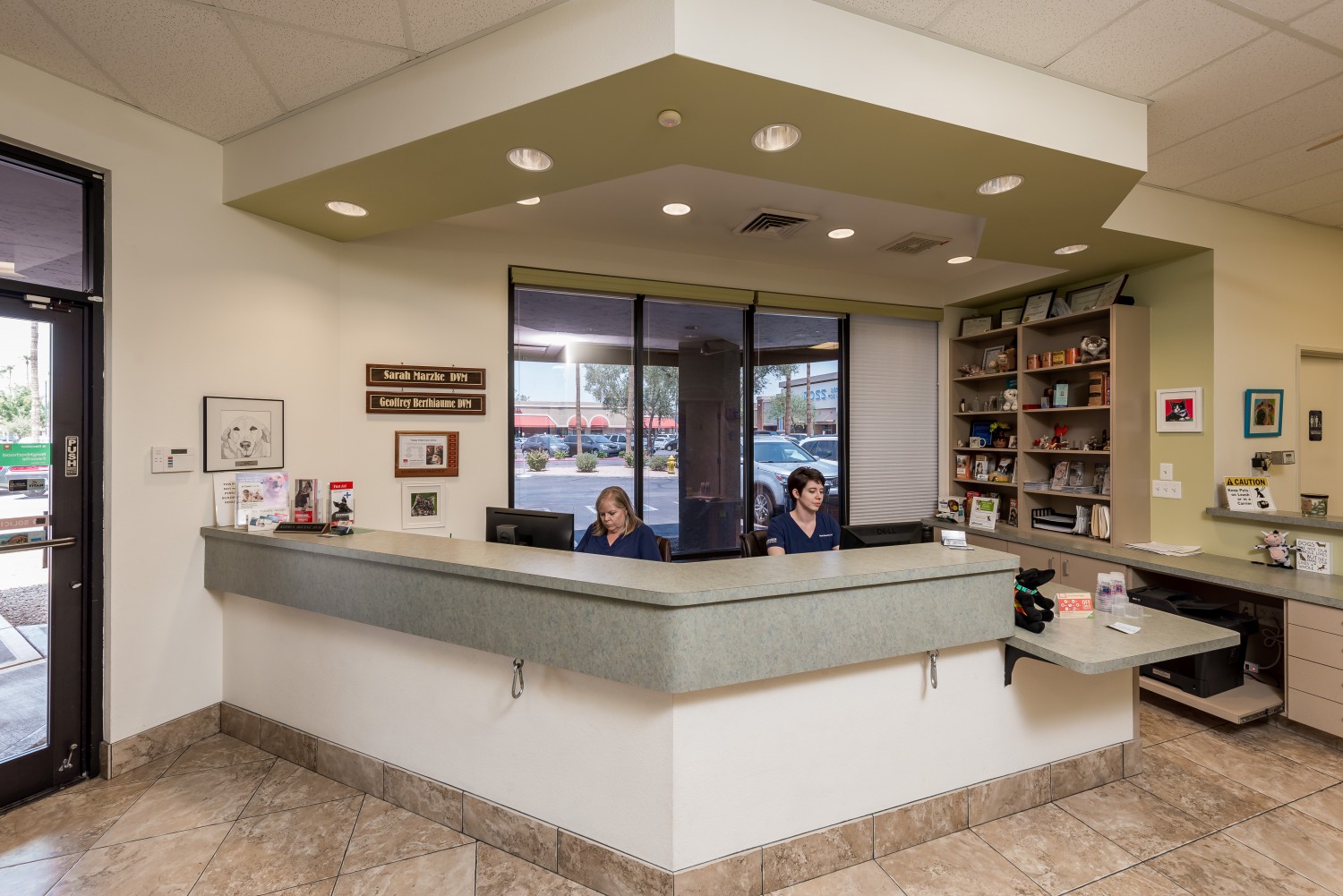 Our Reception Desk